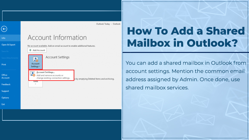 Add a Shared Mailboxes In Outlook?