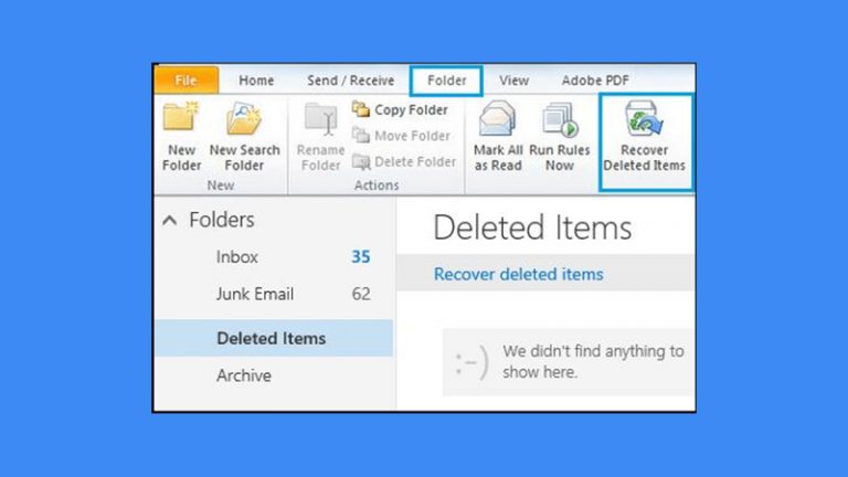 Know How To Restore Permanently Deleted Emails In Outlook Hot Sex Picture